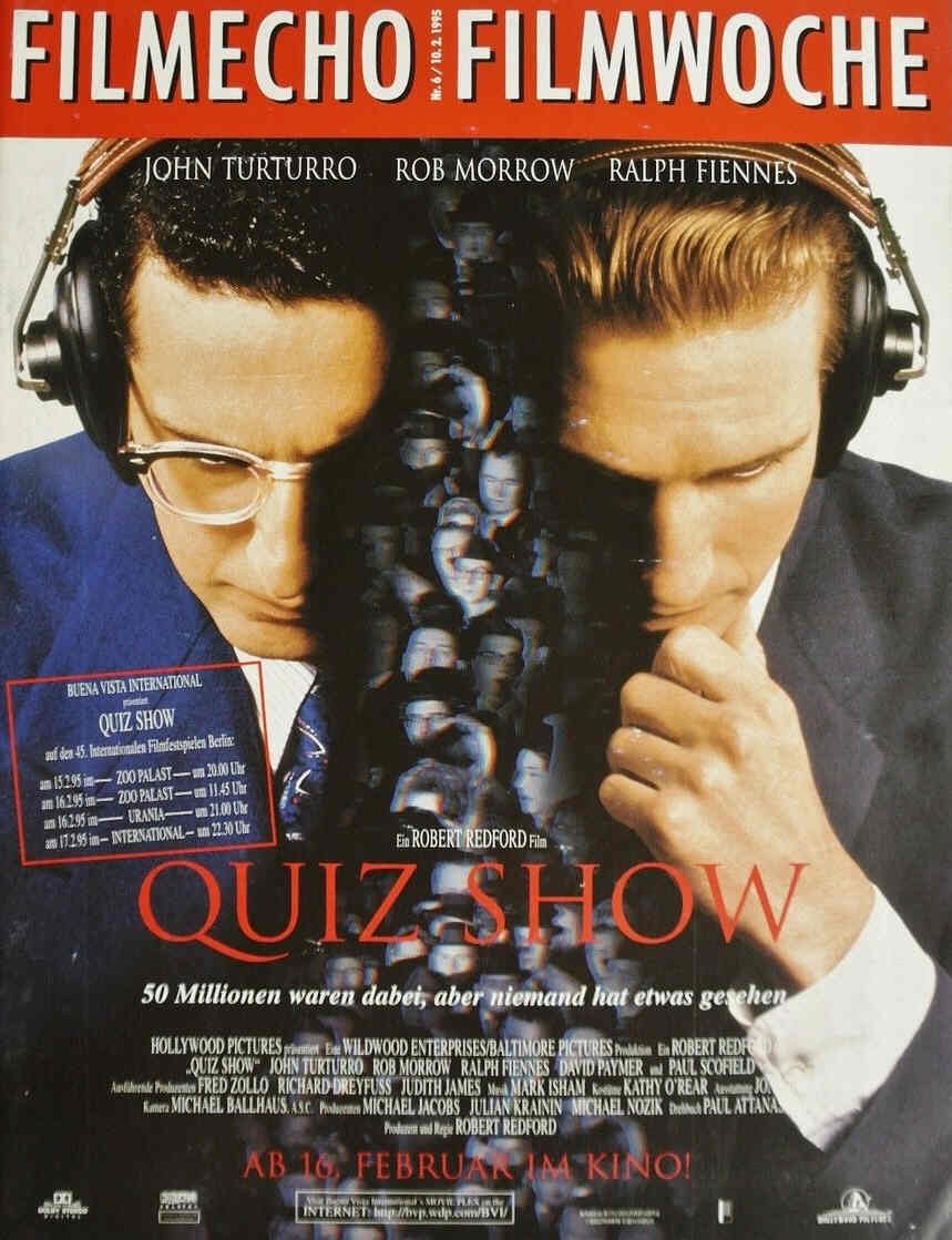 FILM-ECHO FILMWOCHE magazine side cover Issue 6 10 February 1995