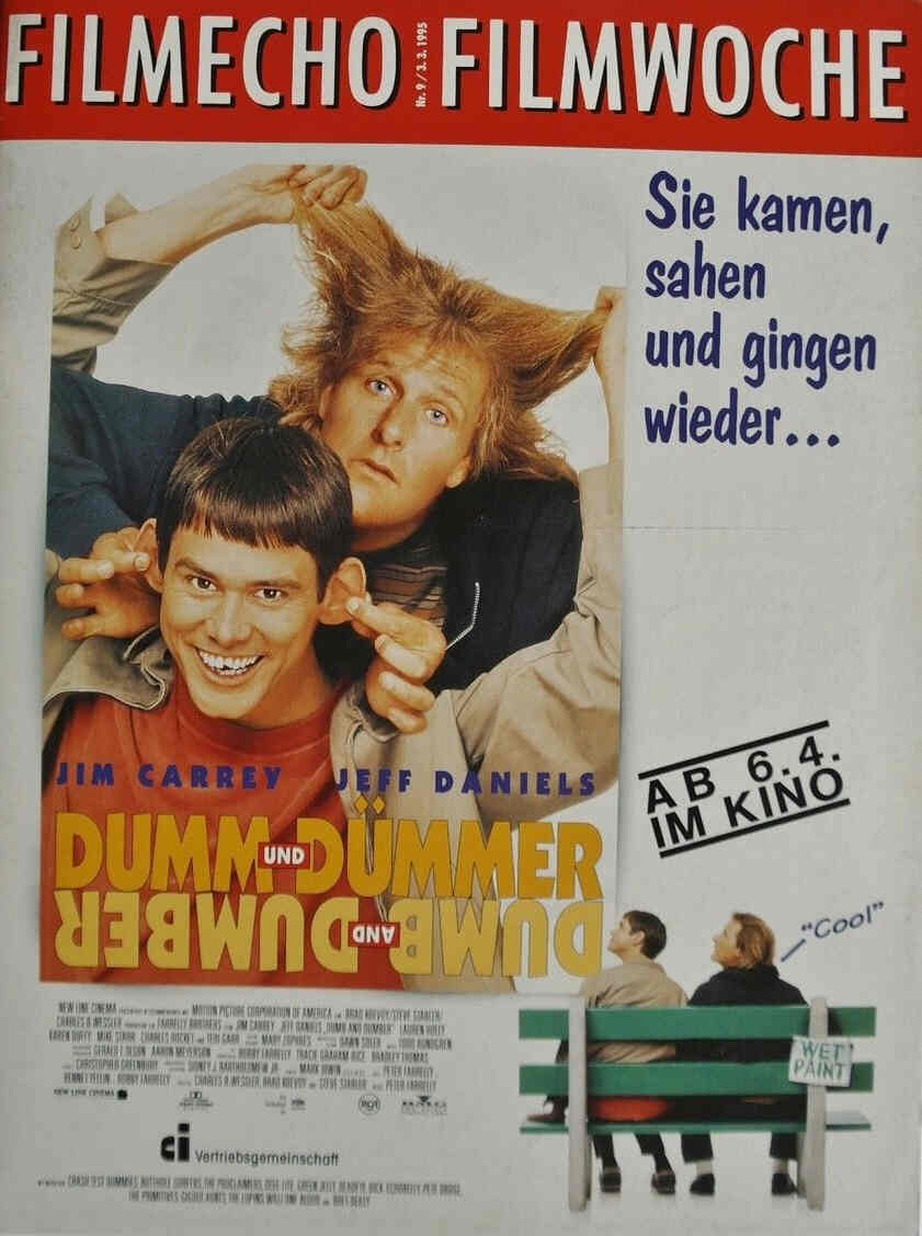 FILM-ECHO FILMWOCHE magazine side cover Issue 9 3 March 1995