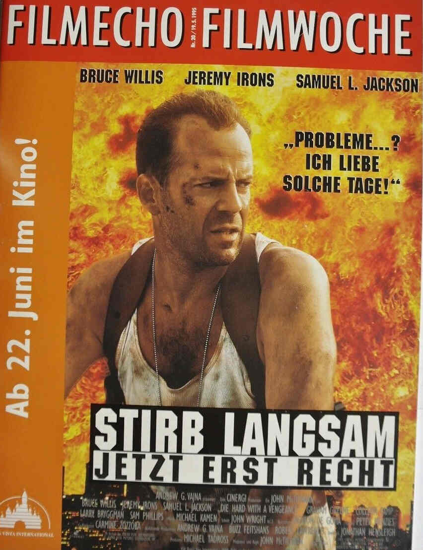 FILM-ECHO FILMWOCHE magazine side cover Issue 20 19 May 1995