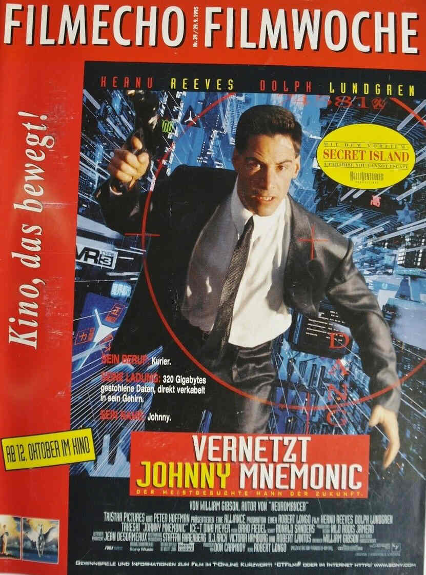 FILM-ECHO FILMWOCHE magazine side cover Issue 39 29 September 1995