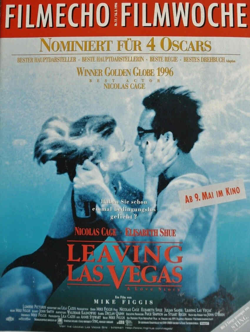 FILM-ECHO FILMWOCHE magazine side cover Issue 11 16 March 1996