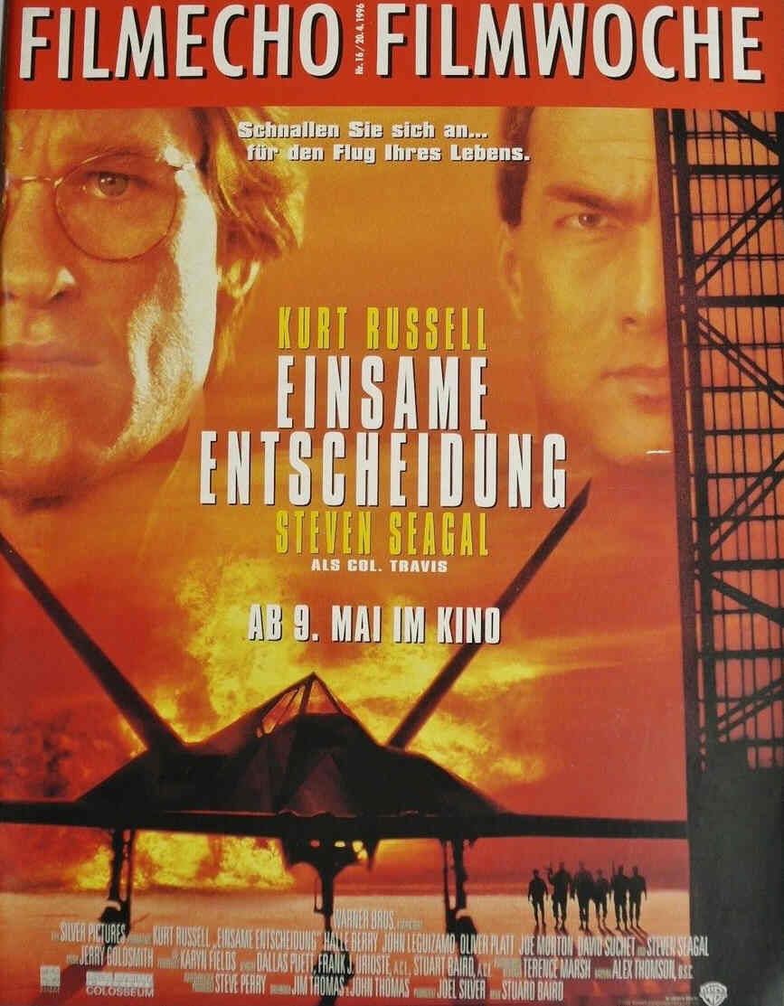 FILM-ECHO FILMWOCHE magazine side cover Issue 16 20 April 1996