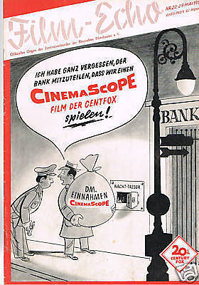 FILM-ECHO FILMWOCHE magazine side cover Issue 22  1954