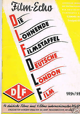 FILM-ECHO FILMWOCHE magazine side cover Issue 24  1954