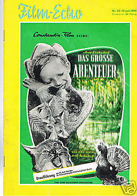 FILM-ECHO FILMWOCHE magazine side cover Issue 25  1954