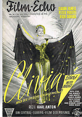 FILM-ECHO FILMWOCHE magazine side cover Issue 30  1954