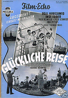FILM-ECHO FILMWOCHE magazine side cover Issue 46  1954