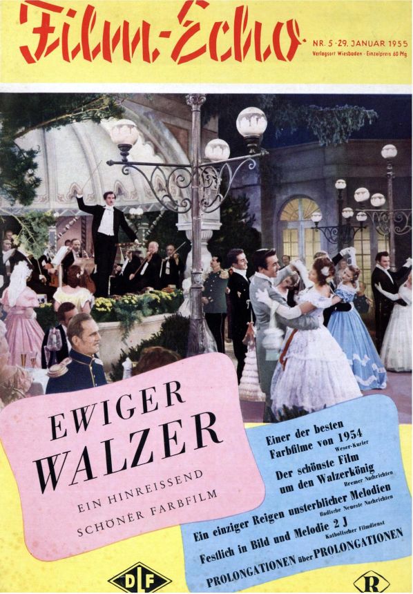 FILM-ECHO FILMWOCHE magazine side cover Issue 5  1955