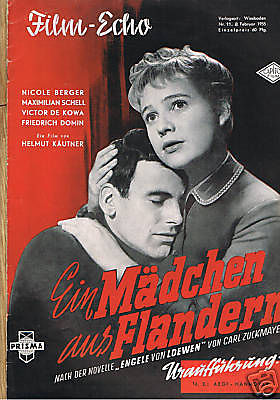 FILM-ECHO FILMWOCHE magazine side cover Issue 11  1955