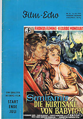 FILM-ECHO FILMWOCHE magazine side cover Issue 34  1955