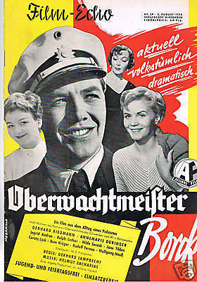 FILM-ECHO FILMWOCHE magazine side cover Issue 39  1955