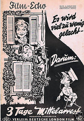 FILM-ECHO FILMWOCHE magazine side cover Issue 40  1955