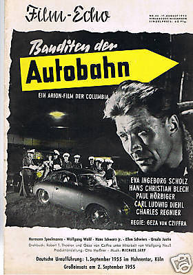 FILM-ECHO FILMWOCHE magazine side cover Issue 43  1955