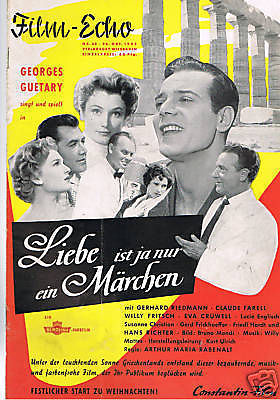 FILM-ECHO FILMWOCHE magazine side cover Issue 63  1955