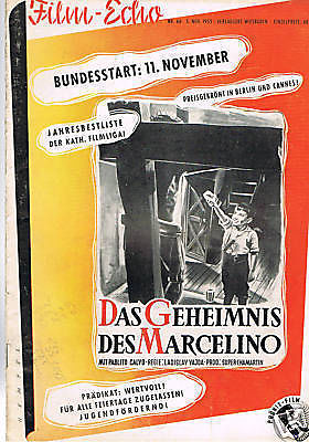 FILM-ECHO FILMWOCHE magazine side cover Issue 66  1955