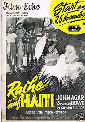 FILM-ECHO FILMWOCHE magazine side cover Issue 71  1955