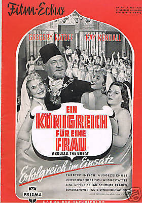 FILM-ECHO FILMWOCHE magazine side cover Issue 74  1955