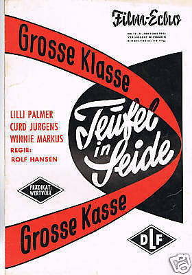 FILM-ECHO FILMWOCHE magazine side cover Issue 12  1956