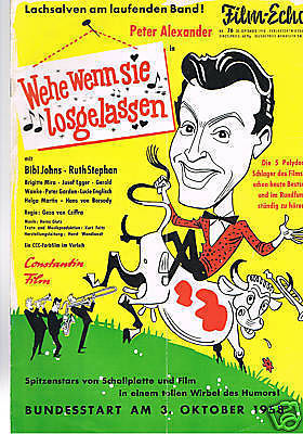 FILM-ECHO FILMWOCHE magazine side cover Issue 76  1958