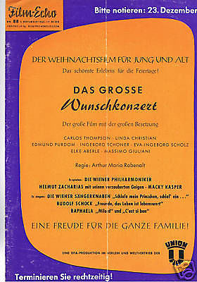 FILM-ECHO FILMWOCHE magazine side cover Issue 88  1960