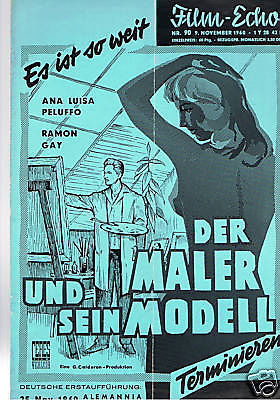 FILM-ECHO FILMWOCHE magazine side cover Issue 90  1960