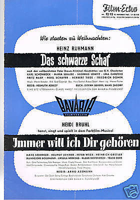 FILM-ECHO FILMWOCHE magazine side cover Issue 92/93  1960