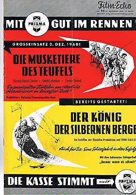 FILM-ECHO FILMWOCHE magazine side cover Issue 95  1960