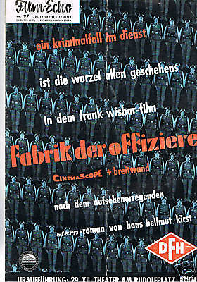 FILM-ECHO FILMWOCHE magazine side cover Issue 97  1960