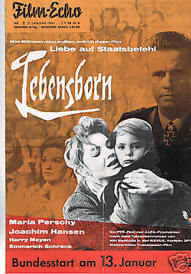FILM-ECHO FILMWOCHE magazine side cover Issue 2  1961