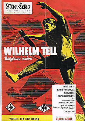 FILM-ECHO FILMWOCHE magazine side cover Issue 20  1961