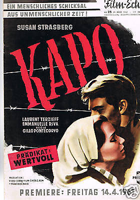 FILM-ECHO FILMWOCHE magazine side cover Issue 25  1961