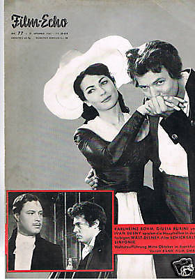 FILM-ECHO FILMWOCHE magazine side cover Issue 77  1961