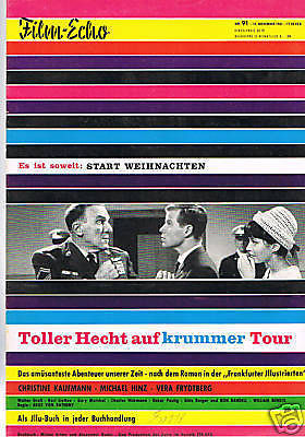 FILM-ECHO FILMWOCHE magazine side cover Issue 91  1961