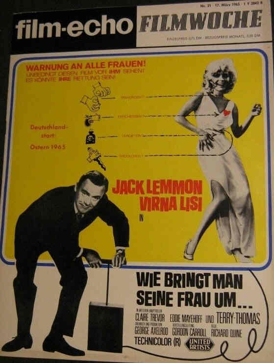 FILM-ECHO FILMWOCHE magazine side cover Issue 21 17 March 1965