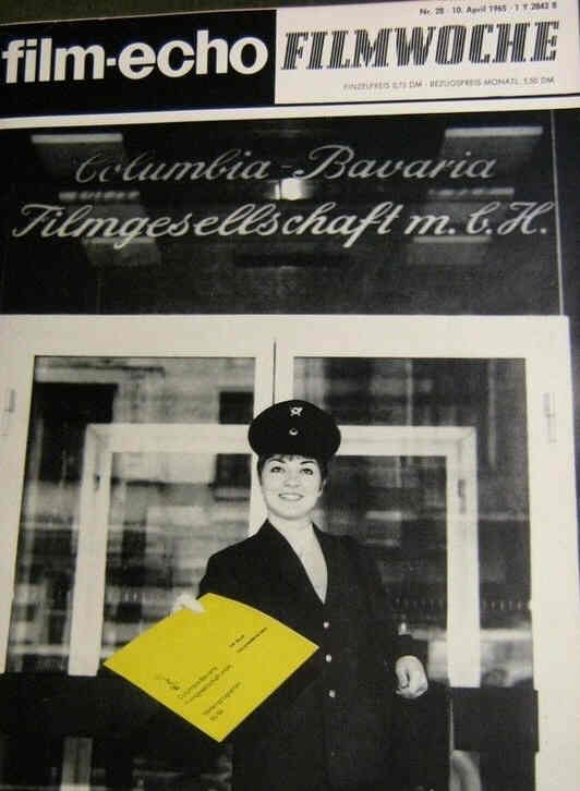 FILM-ECHO FILMWOCHE magazine side cover Issue 28 10 April 1965