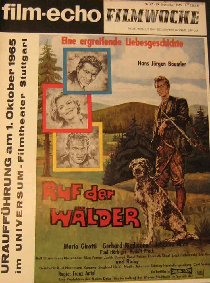 FILM-ECHO FILMWOCHE magazine side cover Issue 77 29 September 1965