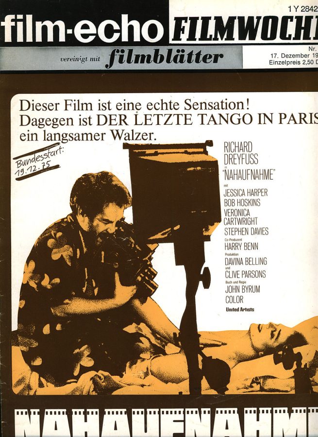 FILM-ECHO FILMWOCHE magazine side cover Issue 70 17 December 1975
