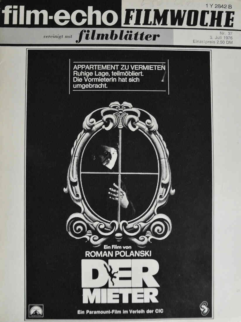 FILM-ECHO FILMWOCHE magazine side cover Issue 37 3 July 1976