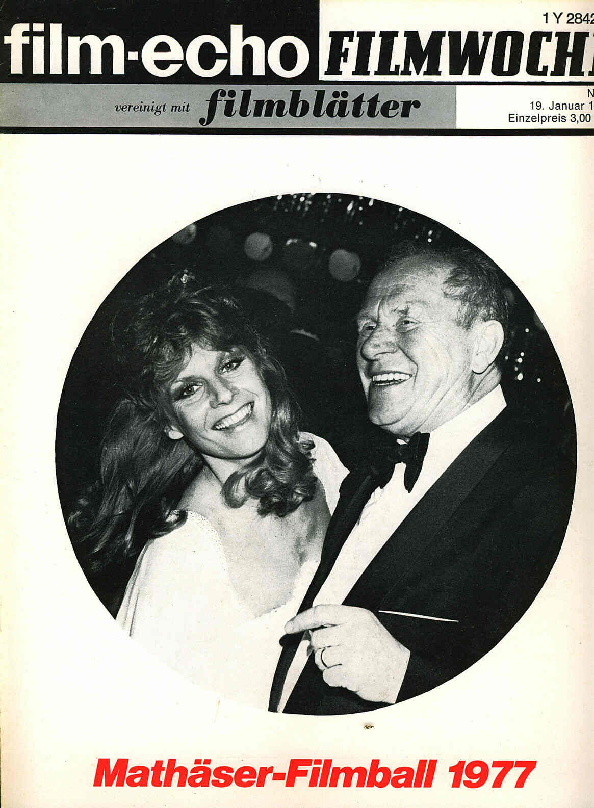 FILM-ECHO FILMWOCHE magazine side cover Issue 3 19 January 1977