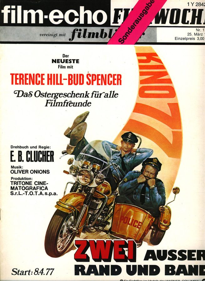 FILM-ECHO FILMWOCHE magazine side cover Issue 17/18 25 March 1977