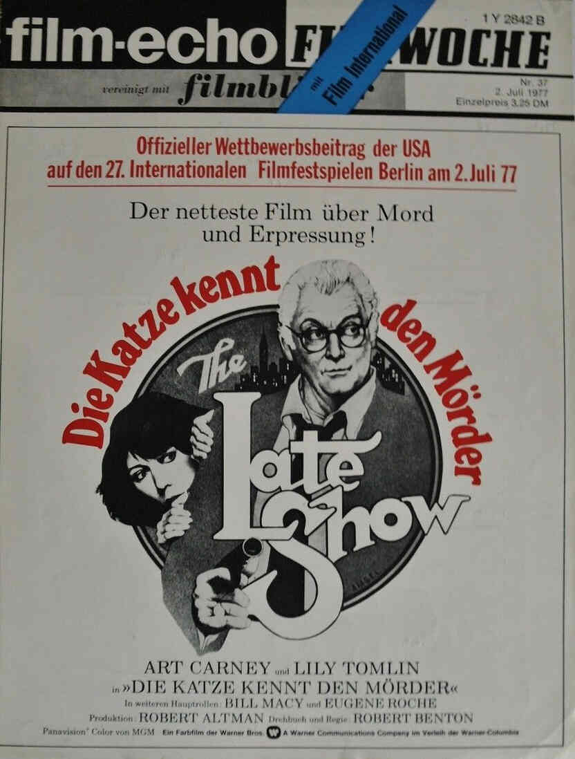 FILM-ECHO FILMWOCHE magazine side cover Issue 37 2 July 1977