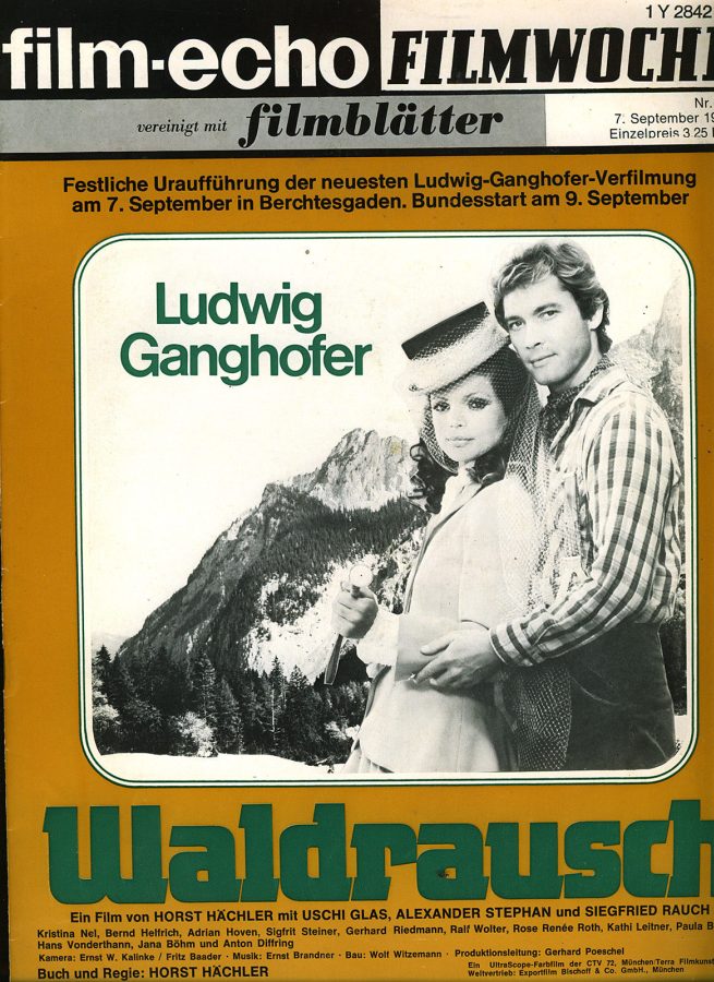 FILM-ECHO FILMWOCHE magazine side cover Issue 49 7 September 1977