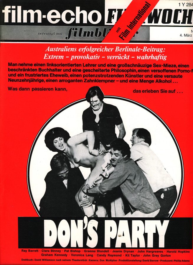 FILM-ECHO FILMWOCHE magazine side cover Issue 13 4 March 1978