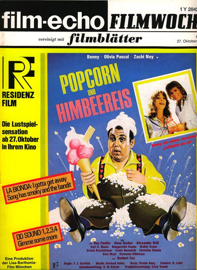 FILM-ECHO FILMWOCHE magazine side cover Issue 61 27 October 1978