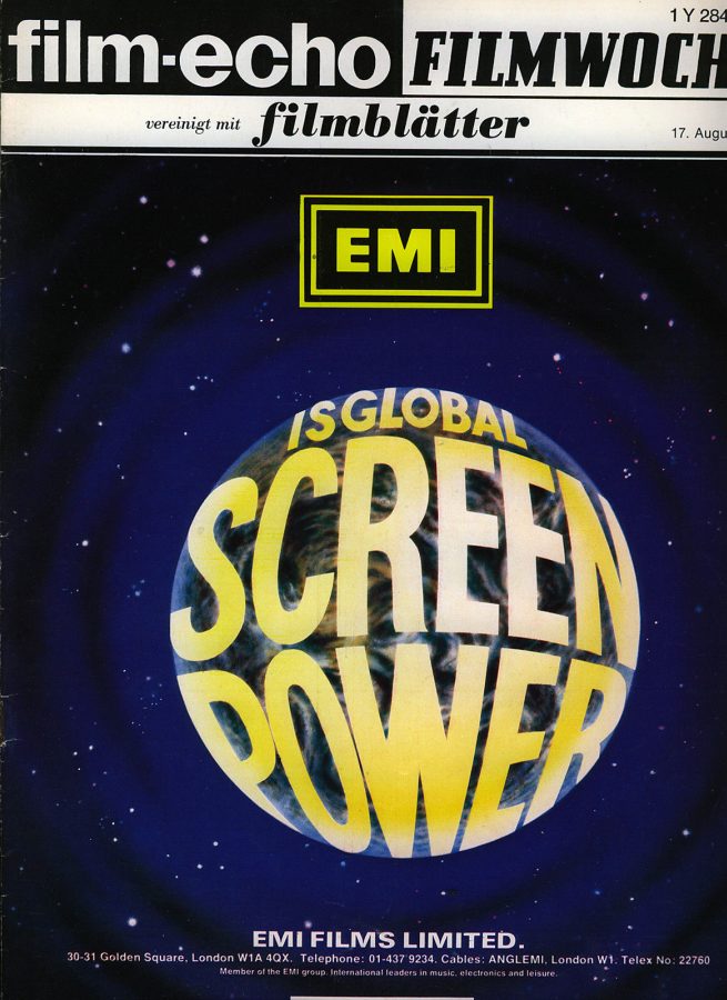 FILM-ECHO FILMWOCHE magazine side cover Issue 45 17 August 1979