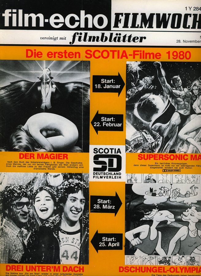 FILM-ECHO FILMWOCHE magazine side cover Issue 67 28 November 1979