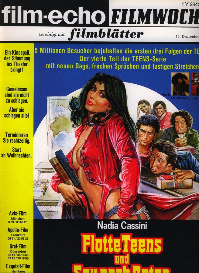 FILM-ECHO FILMWOCHE magazine side cover Issue 71 15 December 1979