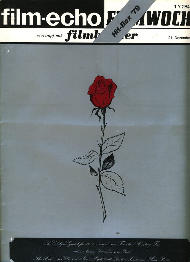 FILM-ECHO FILMWOCHE magazine side cover Issue 72 21 December 1979