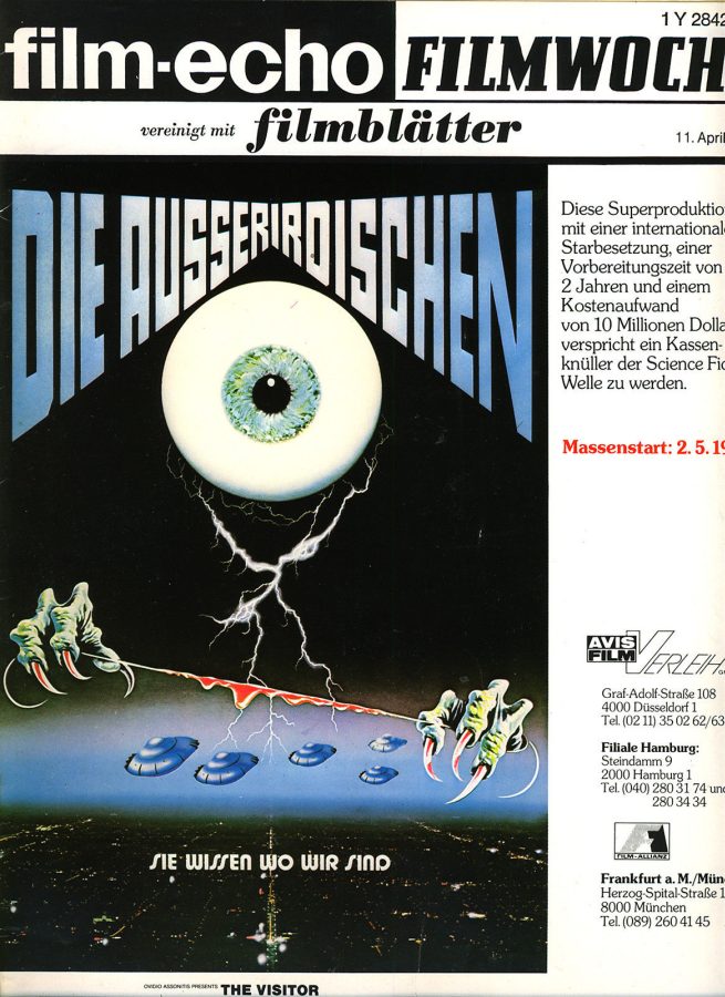 FILM-ECHO FILMWOCHE magazine side cover Issue 20 11 April 1980