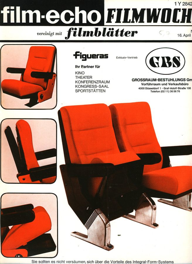 FILM-ECHO FILMWOCHE magazine side cover Issue 21 16 April 1980